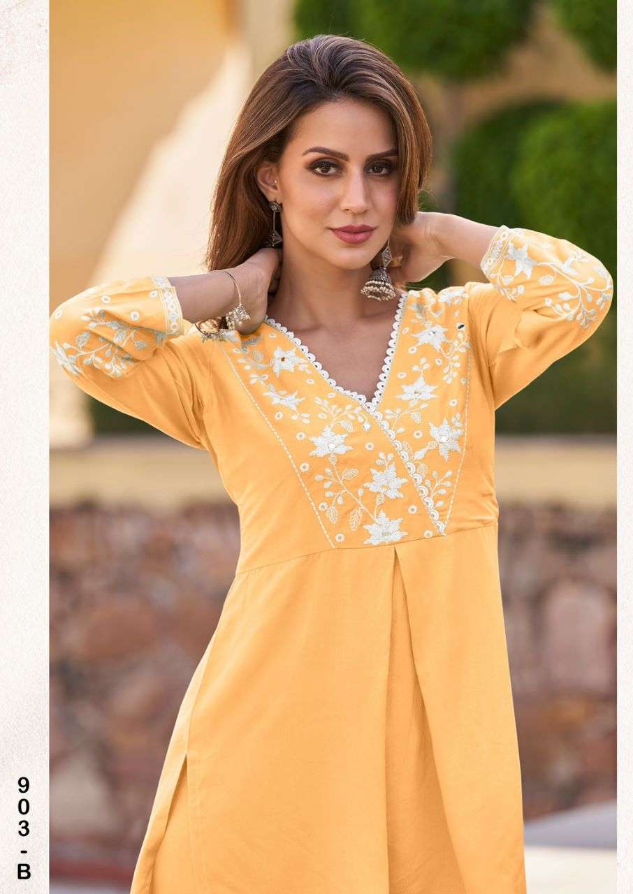 VINTAGE SILVER HEAVY RAYON SUPER HIT CO-ORD SET WITH WHITE EMBROIDERY WORK BY S3FOREVER BRAND 903 B C